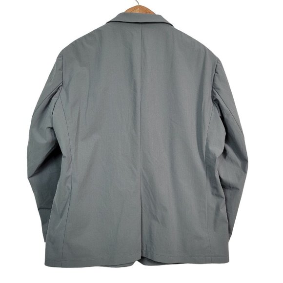 Sene Soho Flex Tech Sport Coat Unstructured Blazer Jacket Gray Custom Size 52 - Picture 2 of 3